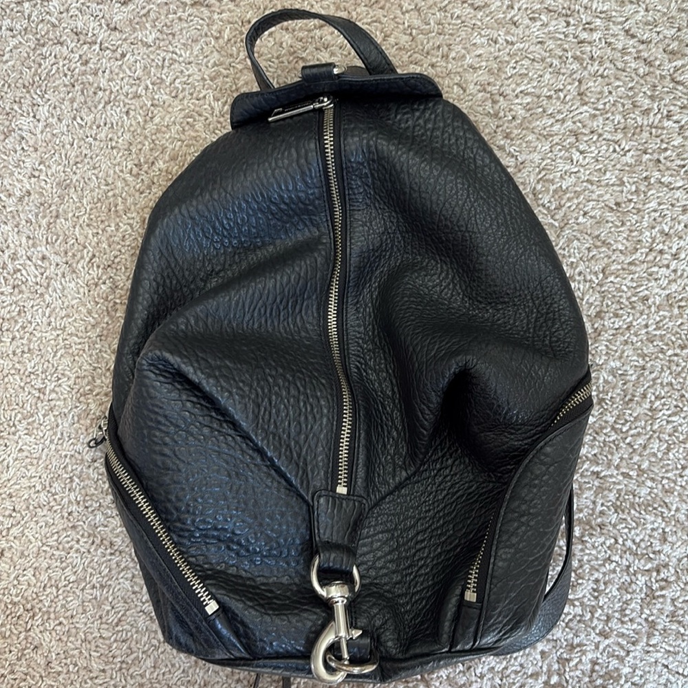 Rebecca Minkoff Julian Leather Backpack - Black